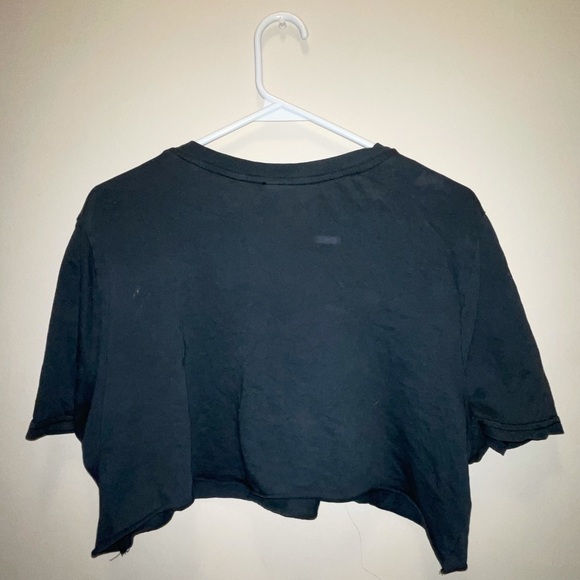 Bedazzled Metallica crop top - Picture 2 of 2